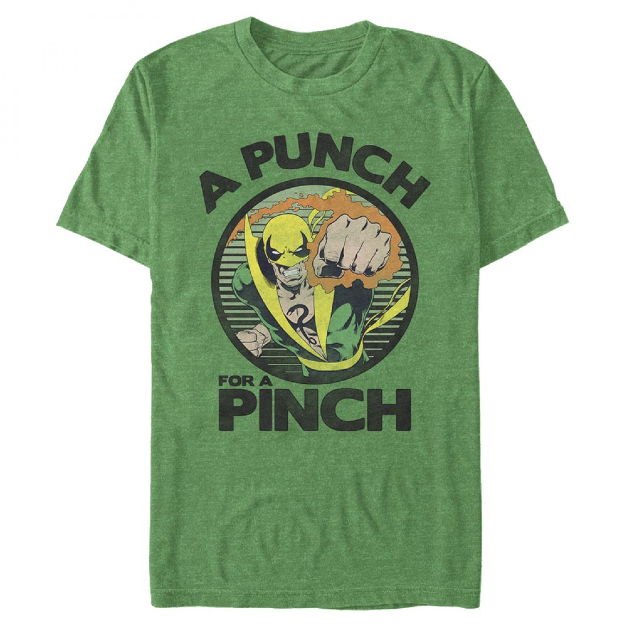 Iron Fist Punch Pinch Green T-Shirt